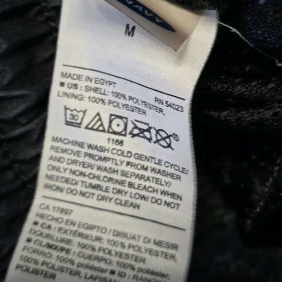 Old Navy Men’s Charcoal Striped Swim Trunks Size M - Picture 6 of 6